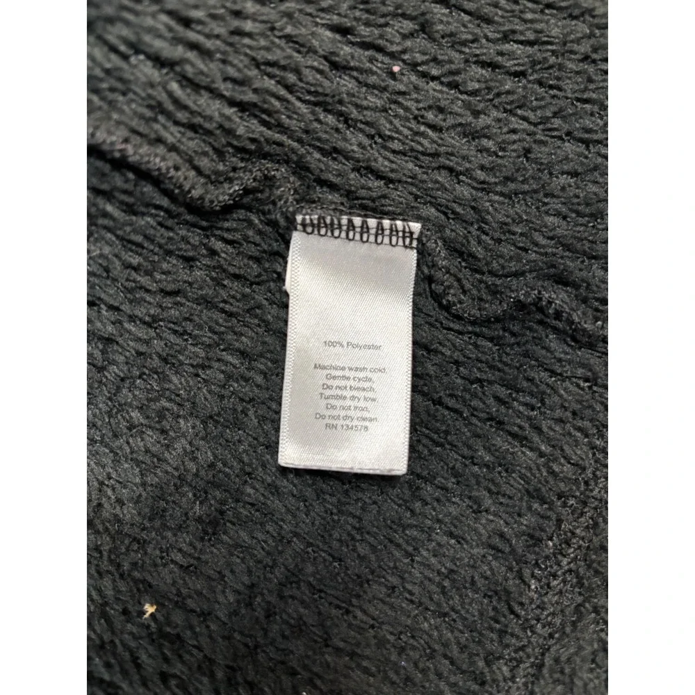 Vineyard Vines Mens Full Zip Fleece Hoodie Black Gray Mixed Media 1K001079 Small